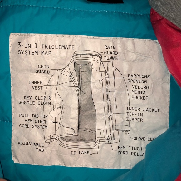 TNF Girls Vestamatic Triclimate Jacket - Picture 5 of 8